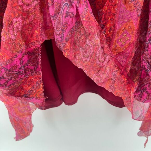 Revolve x House of Harlow Gashi Mini Dress | Red Pink Multi | NWT | Medium - Picture 11 of 17